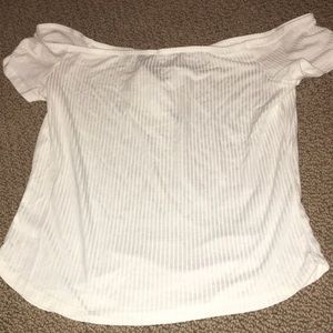 off shoulder shirt
